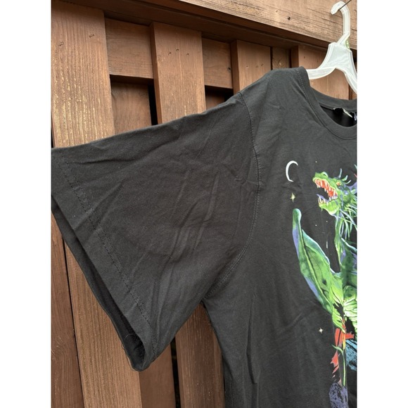 Green Fight and Red Dragons Fantasy T-Shirt Liquid Blue NEW 4X - Picture 4 of 6